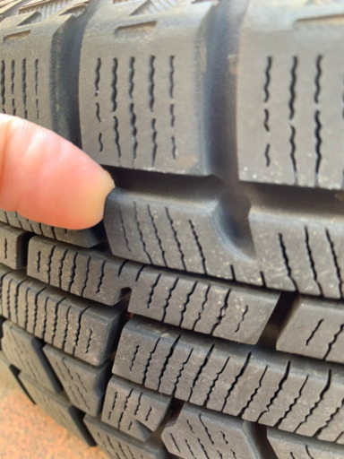 スタッドレス155/65R13ホイール付き4本セット8000円