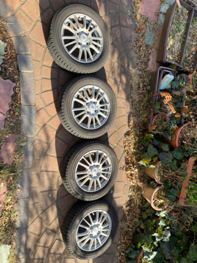 スタッドレス155/65R13ホイール付き4本セット8000円