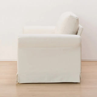 3人用布張りソファの画像