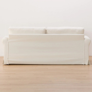 3人用布張りソファの画像