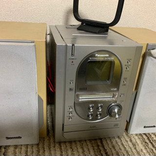 複合コンポ　CD、MD、カセットテープ、ラジオ