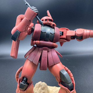 ★リアル仕上げ★HGUCシャア専用ザクIIウェザリング仕上げの画像
