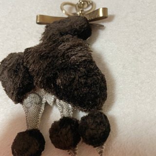 美品　グッチ　GUCCI チャーム　キーホルダー　プードル　ロゴ入り　ふわふわの画像