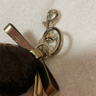 美品　グッチ　GUCCI チャーム　キーホルダー　プードル　ロゴ入り　ふわふわの画像
