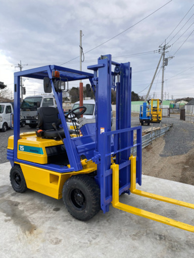 小松FG15-15フォークリフト ,1500Kg, マニアル.☆1578時間。