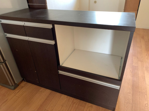 【やや美品】カウンターキッチン収納