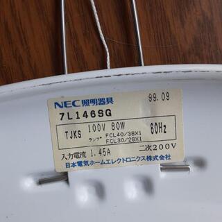 シーリングライト　NECの画像