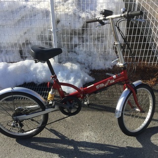 値下げです❣️シマノ折り畳み自転車❣️中古品‼️整備済直ぐ乗れます❣️