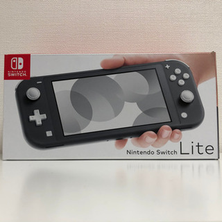 Nintendo Switch Lite グレー 保護クリアケース付き