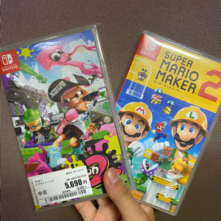 Switchゲームソフト ケース付き・あつ森・マリメ・スプラ  ...