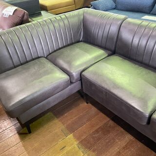 コーナーソファー！新素材ファブリックレザー！79800円を29800円で販売