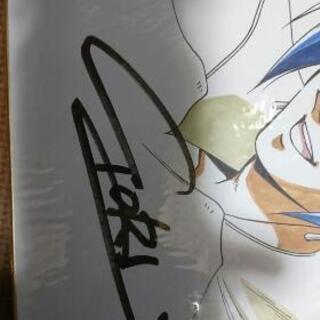 内田順久さんサイン入りキャラクター色紙の画像