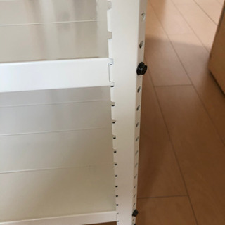 スチールラック白の画像