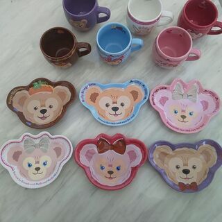 ダッフィー シェリーメイ お皿&カップの画像