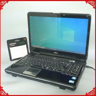 送料無料 新品SSD240GB ノートパソコン 中古良品 15.6型 富士通 NF/E50