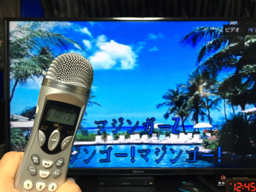【販売済】自宅カラオケ♪マイク型カラオケ機器★700曲内臓！動作品