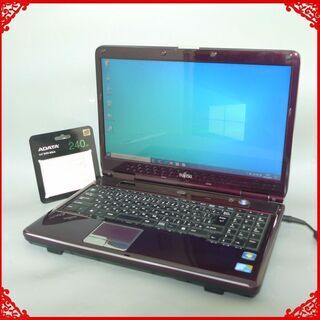 送料無料 新品SSD240GB ノートパソコン 中古動作良品 15.6型 富士通 NF