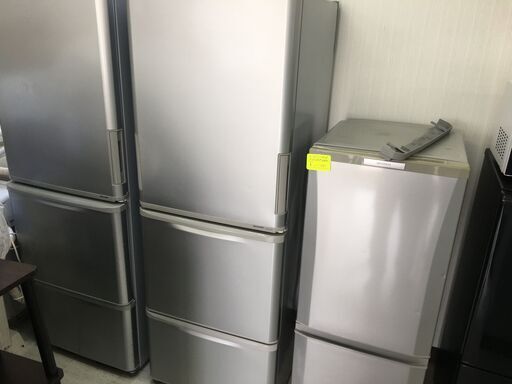 シャープ350L両開き冷蔵庫　2014年製！　分解クリーニング済み！！！