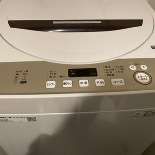 ６キロ　SHARP穴なし槽洗濯機