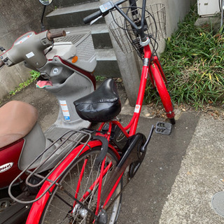 引っ越し前なので限定価格1万円電動自転車