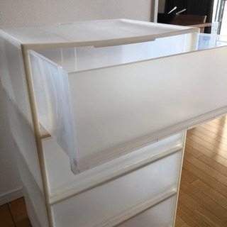 無印良品　収納ケース　引き出しタイプ4段の画像