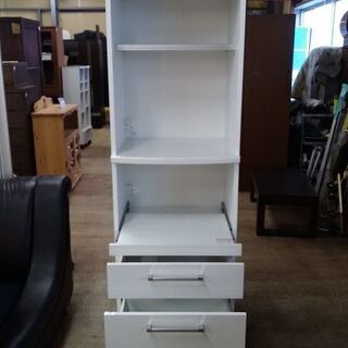 【店舗同時販売中】　泉洋化工業　幅５９０ｍｍ　スリムレンジラック　白　　【店頭ご来店購入限定】の画像