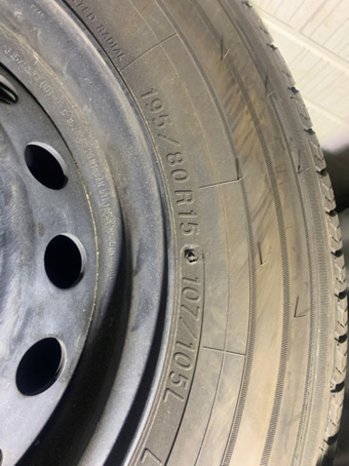 キャラバンnv350日産純正タイヤホイール4本セット