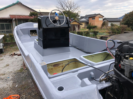 値下げしました！プレジャーボート U-19 船外機トーハツ4スト