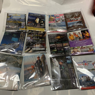 釣りDVD12枚セットの画像