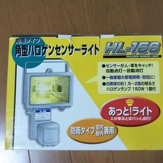 角型ハロゲンセンサーライトの画像