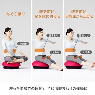 【美品】バランスボーイ！　乗るだけで体幹トレーニングができるフィットネスマシンです。の画像