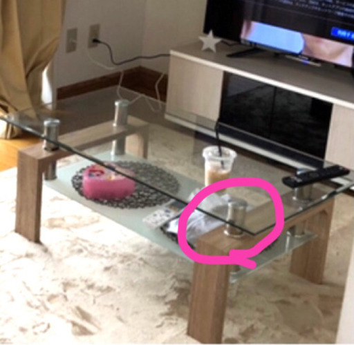 家具　ガラステーブル 棚付き ローテーブル センターテーブル テーブル リビングテーブル カフェテーブル 引っ越し　新生活