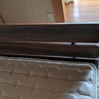 シングルベッド　マットレス付き②の画像