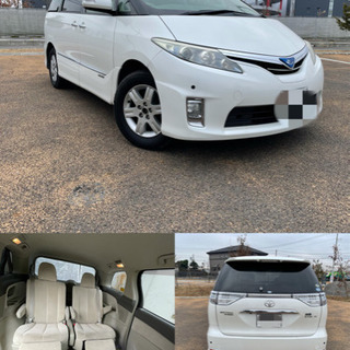 ☆ハイブリッド車☆エスティマ車検有り☆燃費10〜12キロ☆7人乗りの画像