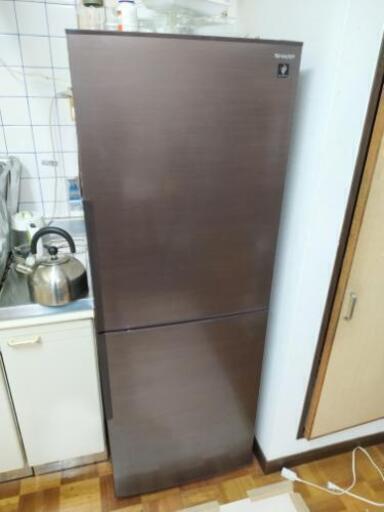 シャープ冷蔵庫280L(幅56cm)2020年製