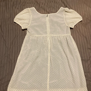 【0円】MILKFED 白の水玉ワンピースの画像