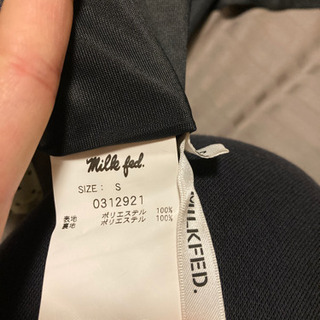 【0円】MILKFED 白の水玉ワンピースの画像