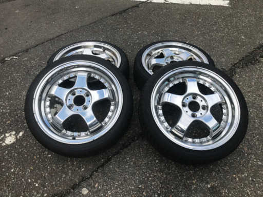 軽自動車 社外16インチ【ステレスレーシング5.5J PCD100 4穴 165/45r16】4本セット