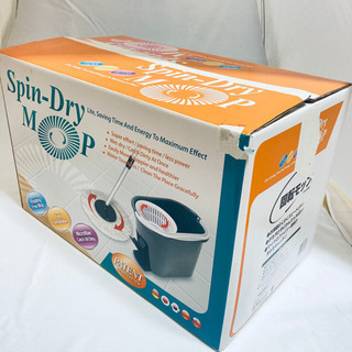 マイクロファイバー回転モップ　水切りバケツ【未使用】