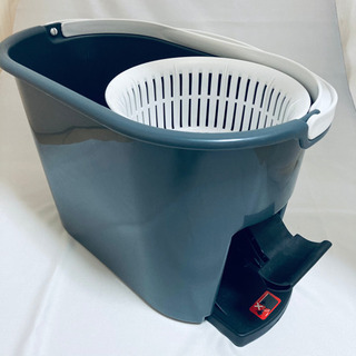 マイクロファイバー回転モップ　水切りバケツ【未使用】の画像