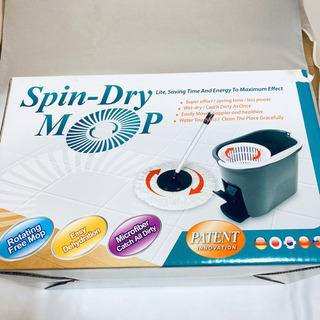 マイクロファイバー回転モップ　水切りバケツ【未使用】の画像