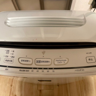 SHARP プラズマクラスター加湿空気清浄機　KC-A40 取扱説明書付きの画像