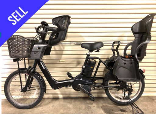 電動自転車パナソニック ギュットアニーズ 3人乗 13.2ah newペイント済