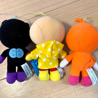 アンパンマンばいきんまんドキンちゃんぬいぐるみの画像