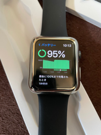 交渉中・!APPLE WATCH3 42 SGAL BK140-210 201709
