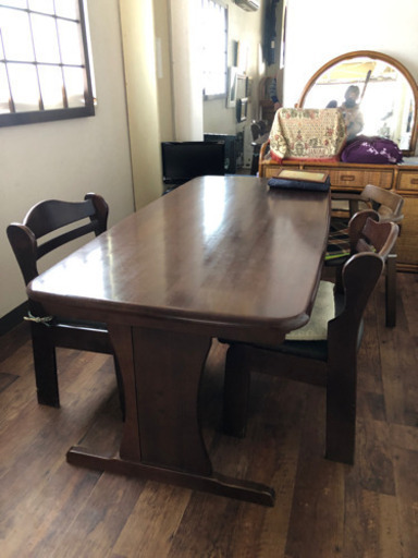 お値引きしました❣️ダイニングセット