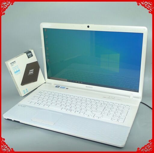 送料無料 新品SSD240GB ホワイト人気商品 ノートパソコン 中古良品 17.3型 Sony VPCEJ3AJ Core i5 8GB DVDマルチ WIFI カメラ Win10 Office