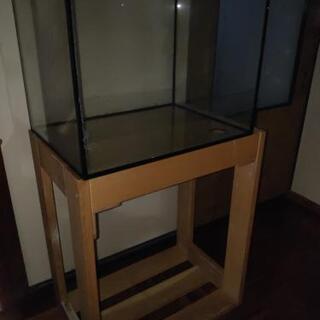 水槽（木製台付き） オーバーフロー加工穴あり