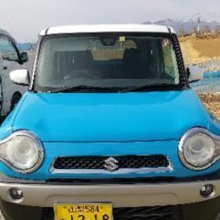 人気のハスラー青4WD