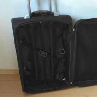 キャスター付き ソフトスーツケース キャリーケース  出張 遠征 黒 ブラックの画像